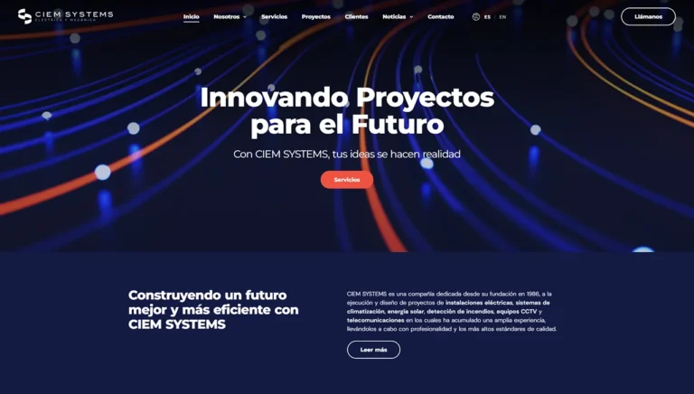 Web para Ciem Systems