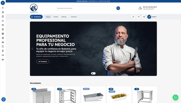 Tienda online para Maqhoreca (DIPLA Proyect)